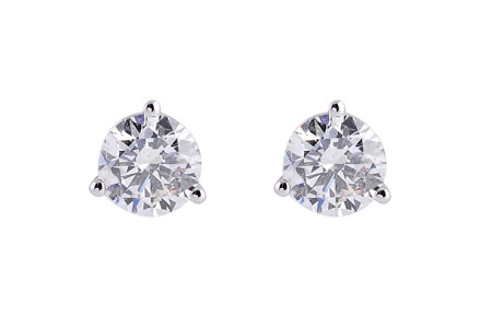 B238-70388: EARRINGS 1.04 TW