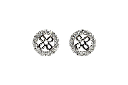 B242-31288: EARRING JACKETS .24 TW (FOR 0.75-1.00 CT TW STUDS)