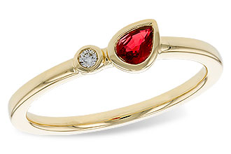 B329-56797: LDS RG .24 RUBY .26 TGW