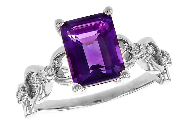 C329-61297: LDS RG 1.95 AMETHYST 2.05 TGW (9x7MM AMY)