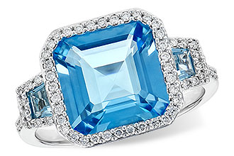 D245-07687: LDS RG 4.40 TW BLUE TOPAZ 4.60 TGW