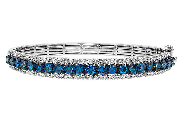 D329-59515: BANGLE 4.05 BLUE DIAS 5.50 TW