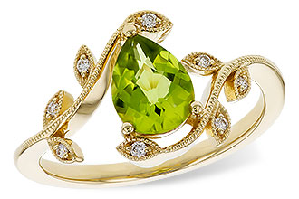 F329-56796: LDS RG 1.16 PERIDOT 1.22 TGW (8x6MM PER)