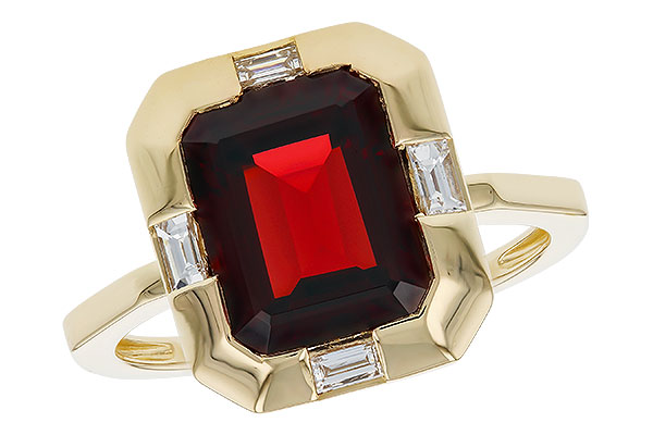 F329-58605: LDS RG 3.65 GARNET 3.82 TGW (10x8MM GAR)