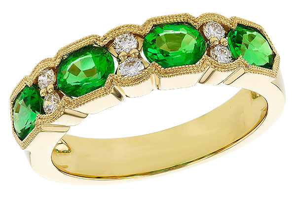 F329-62251: LDS WED RG 1.20 EMERALD 1.38 TGW (5x4MM EMER)
