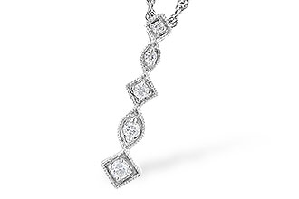 G327-80405: NECKLACE .10 TW
