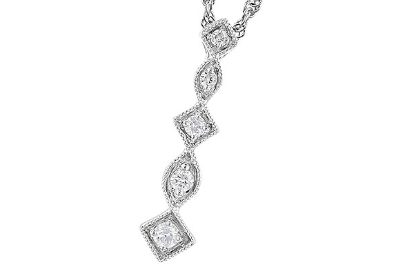 G327-80405: NECKLACE .10 TW