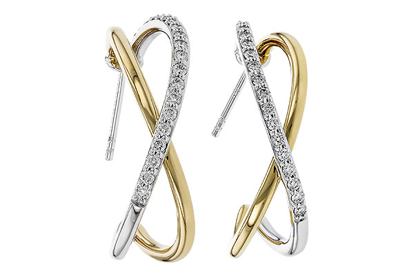G329-56805: EARRINGS .50 TW