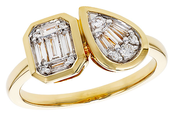 G329-62251: LDS DIA RG .17 TW BAGUETTE .25 TW