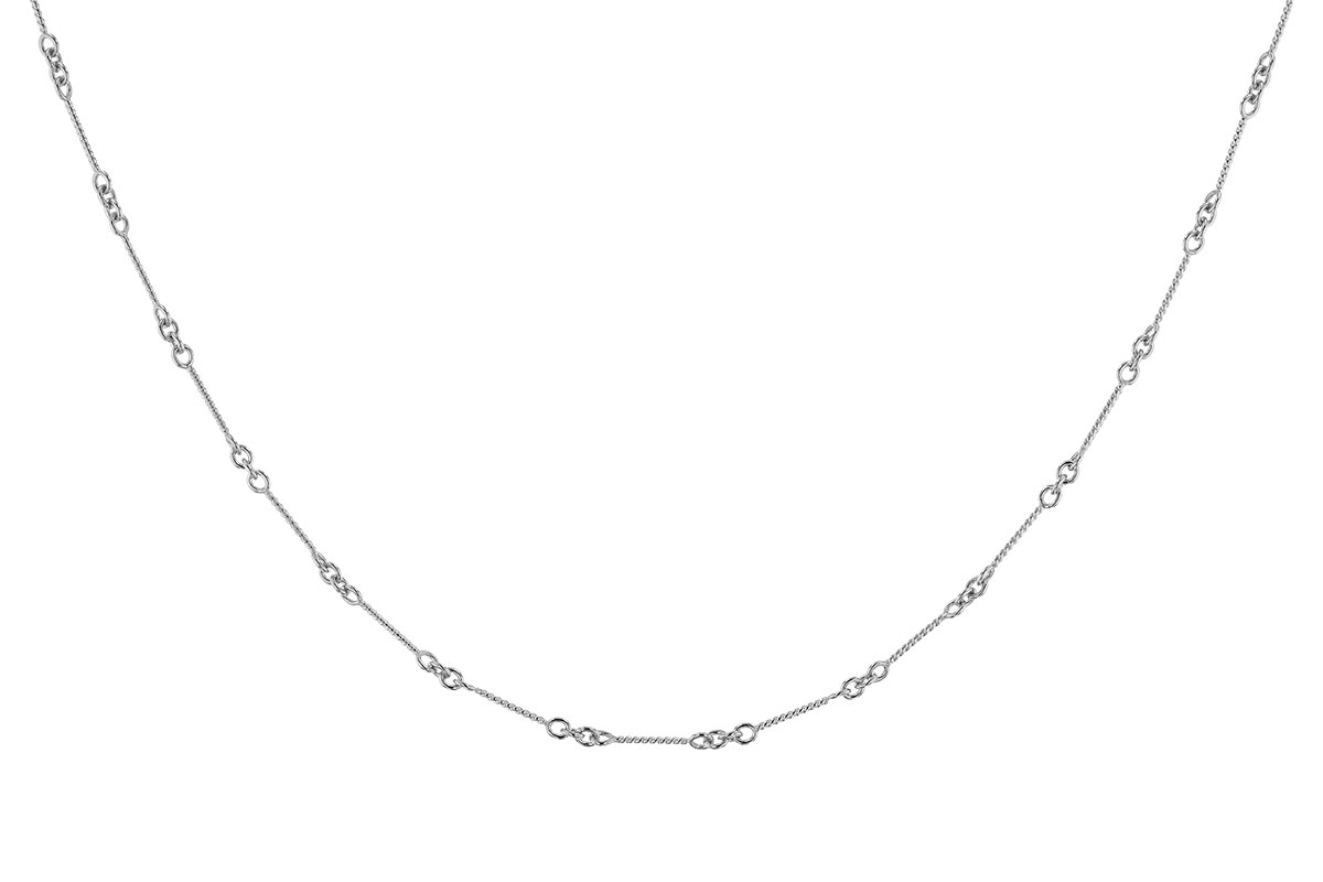 H328-69523: TWIST CHAIN (22IN, 0.8MM, 14KT, LOBSTER CLASP)