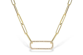 K328-64087: NECKLACE .50 TW (17 INCHES)