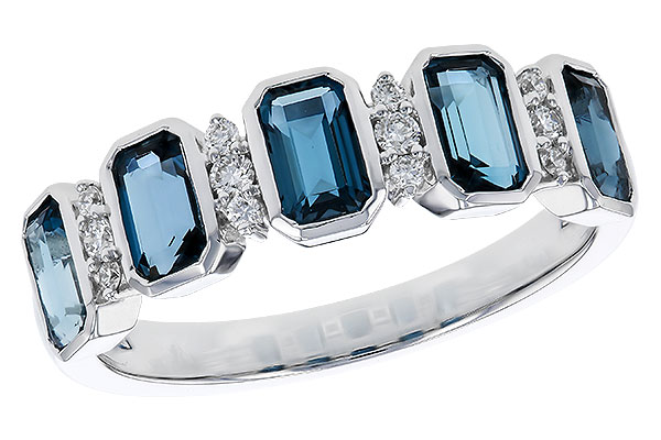 K329-57669: LDS RG 1.46 TW LONDON BLUE TOPAZ 1.58 TGW