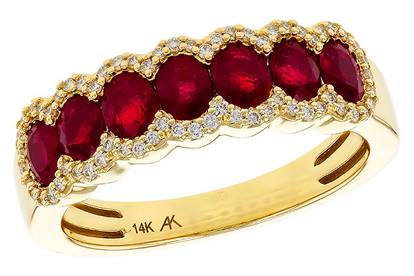 K329-62196: LDS WED RG 1.40 TW RUBY 1.57 TGW