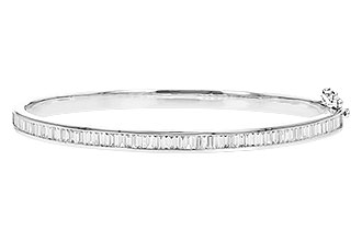 L328-64987: BANGLE 1.02 TW BAGUETTE DIAMONDS