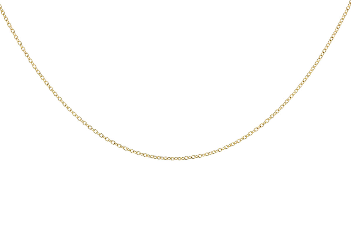L328-70396: CABLE CHAIN (18IN, 1.3MM, 14KT, LOBSTER CLASP)