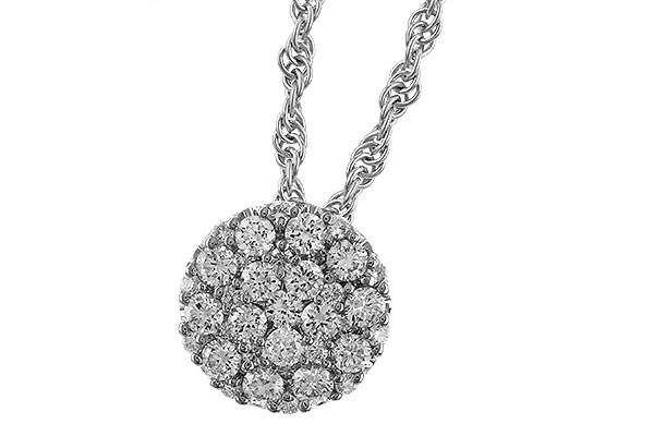 M329-57641: NECKLACE .25 TW